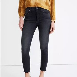 Madewell Petite 10" High-Rise Skinny Crop Jeans in Hartland Wash EUC